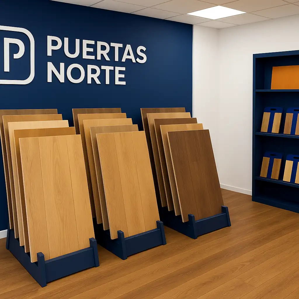 Showroom de tarimas en Alcobendas con exposición de muestras